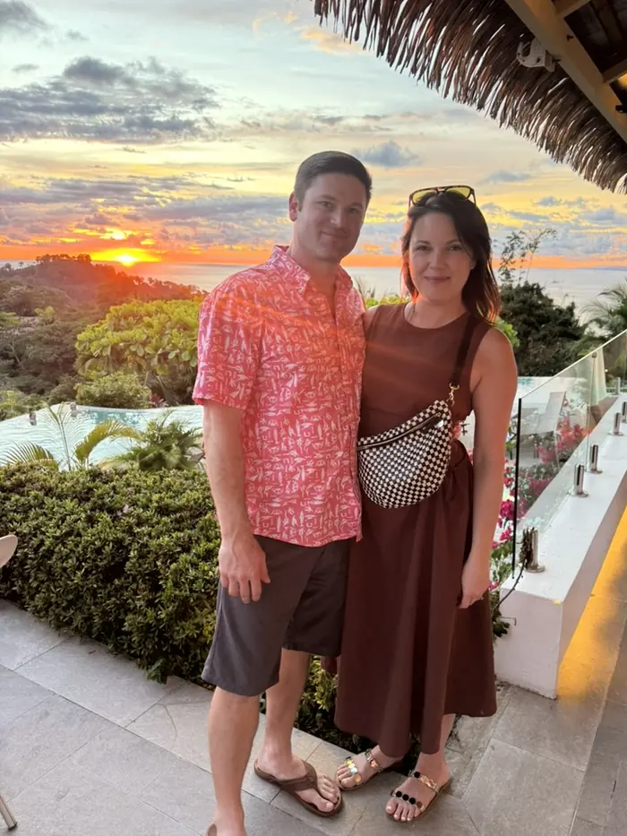 Adam Whitaker and his wife Taylor